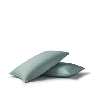 Paire de taies d'oreiller standard en lin (Ensemble de 2)