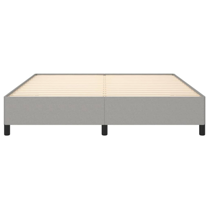 Jurlene Upholstered Bed, Super King (6'), Light Grey/Black