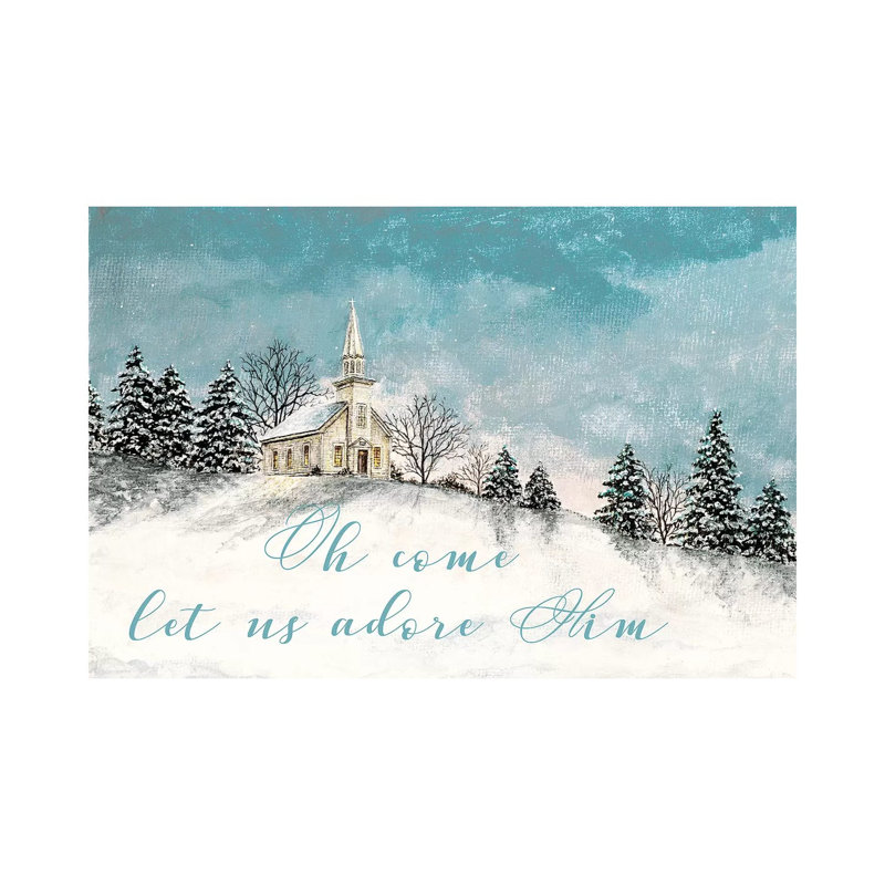 Let Us Adore Him by James Redding - Wrapped Canvas Gallery-Wrapped Canvas Giclée, 101.6 cm H x 66.04 cm W