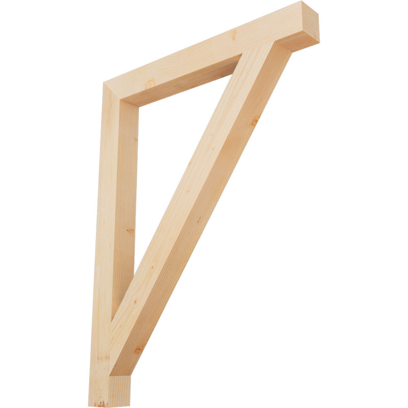 Support de bloc traditionnel, Douglas (lisse), H 48 po x l 4 po x P 36 po