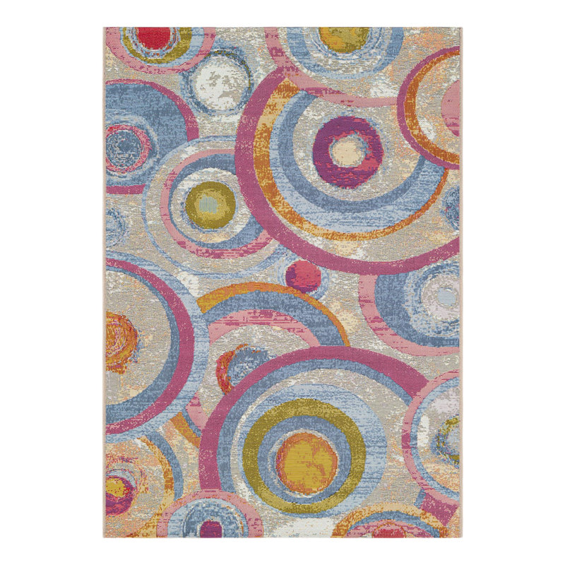 Keazia Indoor/Outdoor Area Rug, Rectangle 4'1" x 6'1"