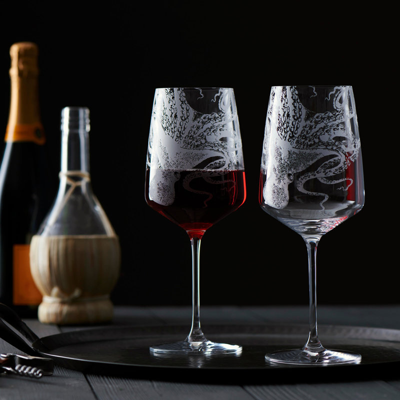 Lucy Handmade Crystal Red Wine Glass