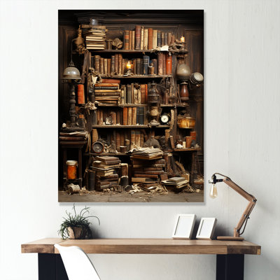 Livres anciens de lecture mystère - livres, art mural