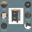 Set of 2 Dunkeld Petite 2-Drawer Bedside Cabinets
