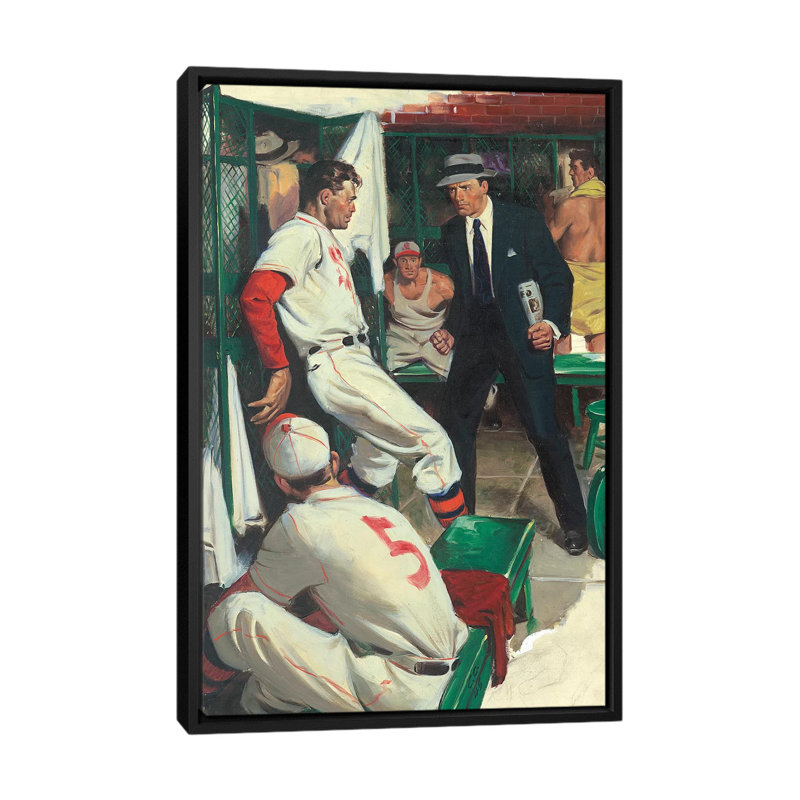 « détective v » par ernest chiriacka, impression sur toile tendue, H 26 po x l 18 po x P 1,5 po, Toile avec cadre noir