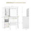 Coiffeuse 35 "avec miroir DEL et 5 tiroirs-971063121