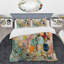 Ensemble de housse de couette en microfibre / polyester rose et bleu Minimalims Fludity I Bedding-601830590