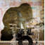 Grunge Guitar Silhouette 6-Panel Wall Mural 8.2' H x 125.1" W
