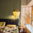1-Light Pendant Light Cone With Pattern-1512207693