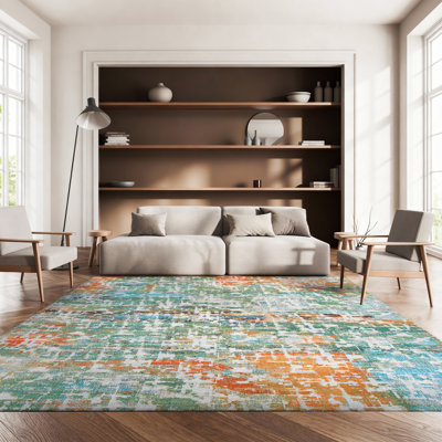Madison Performance Abstract Rug
