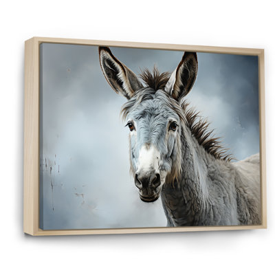 Portrait d'un âne sophistiqué III sur toile