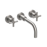 East Linear Wall Mount Bathroom Faucet