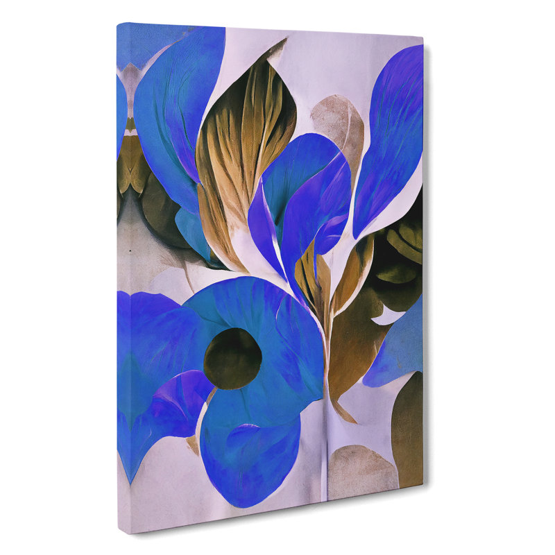 Floral Abstract No.3 - Wrapped Canvas, 60cm H x 40cm W x 3cm D