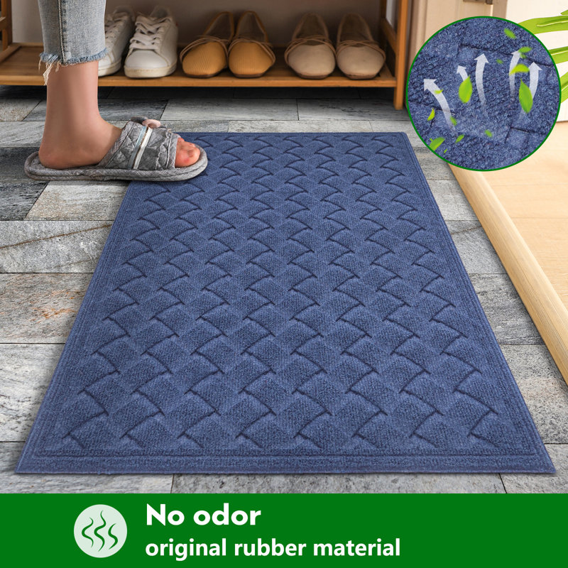 Tapis d'entrée antidérapant Latitude Run®, Marine, L 24 po x L 36 po