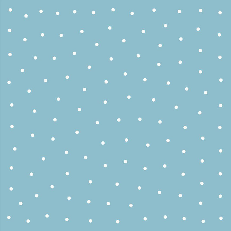 Rouleau de papier peint adhésif Aymelia, Bleu, L 126 po x l 24 po