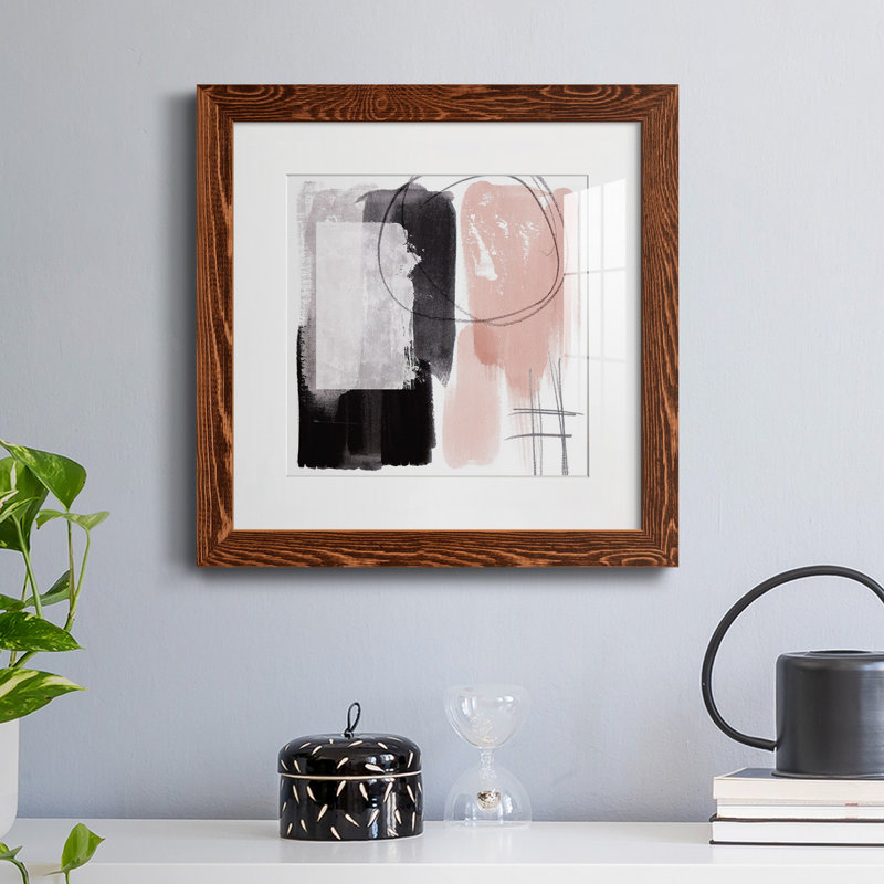 Coexistance I-Premium, reproduction encadrée - prête à être accrochée, H 35,5 po x l 35,5 po x P 1,5 po, Blanc