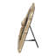 Cadre photo moderne en résine avec motif d'oiseau et d'arche, idéal pour un coin lecture ou une table d'appoint - 20 cm, doré