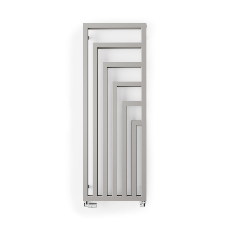 Angus Vertical Designer Radiator 1460Hx520W, Nickel