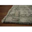 Tapis rétro vert et gris 6 x 9