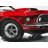 Classic Red Car Print On Canvas