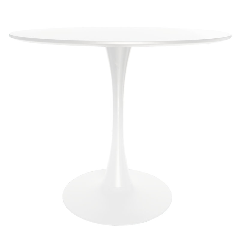 Table de salle à manger Haddix, Blanc