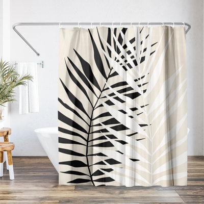 Rideau de douche abstrait amplifié par PI Creative Art