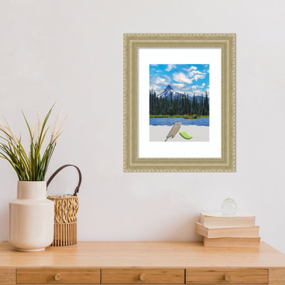 Adashia Champagne Wood Picture Frame with Mat