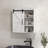 Wall Cabinet with Sliding Door and Adjustable Shelf