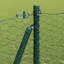 Vidaxl Fence With Posts PVC-Coated Steel-116798203-116798215