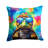 Hippie Animals Outdoor Throw Pillow-94412426