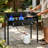 3 Burner Black Camping Stove