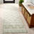 Micro-Loop Hand Tufted Wool & Cotton Geometric Rug-1727441156