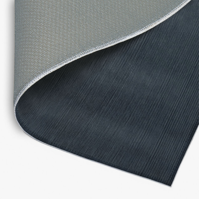 Tapis noir uni d'intérieur et d'extérieur, Rectangulaire 2 pi x 3 pi