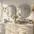 Beveled Frameless Round  Wall Mirror Bathroom Vanity Mirror-2008049261