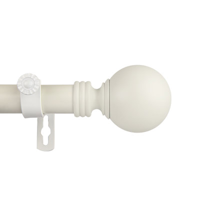 Orpha Steel Adjustable 1'' Single Curtain Rod