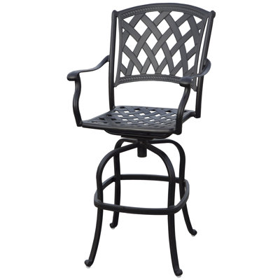 Campton Patio Bar Stool with Cushion