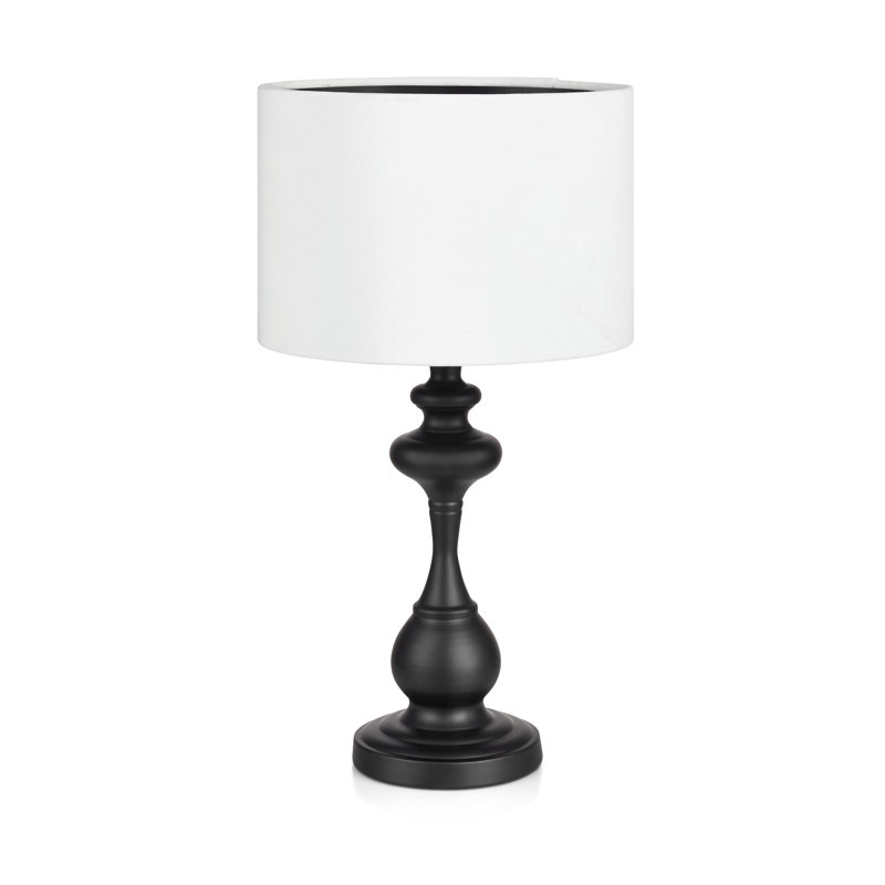 Dane Metal Table Lamp, White