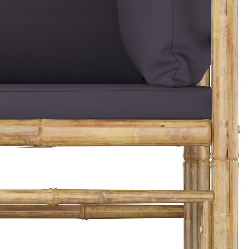 Ensemble de 11 pièces avec coussins Glasser, Gris foncé