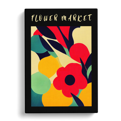Flower Market Exhibition Design No.4 - Wrapped Canvas