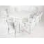 Iliana Rectangular Outdoor Dining Table With Umbrella Hole , 180cm cm W 95cm cm D-16243725