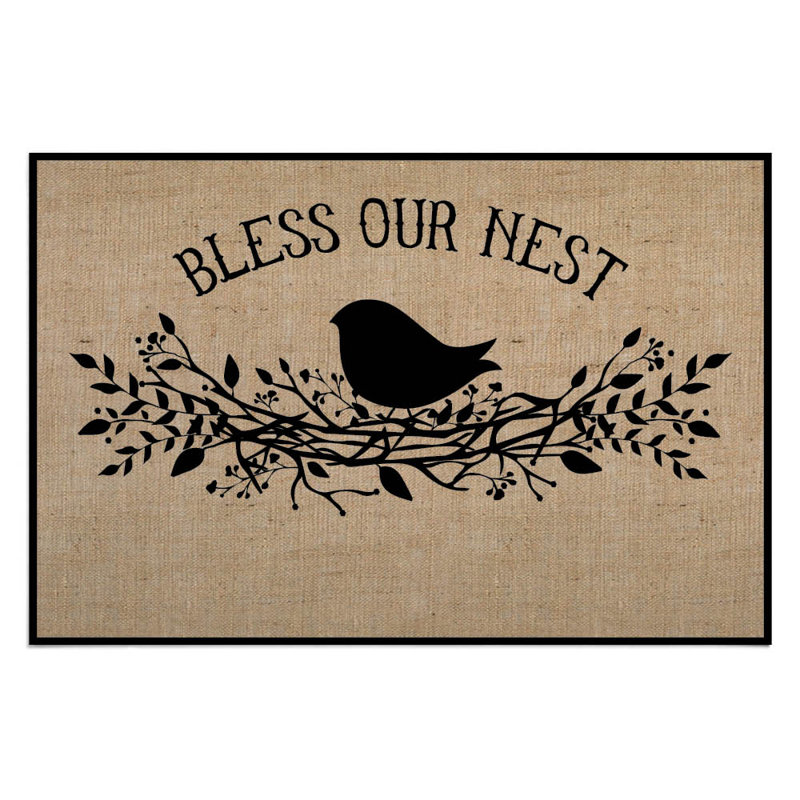 Huebner Non-Slip Wedding Outdoor Doormat