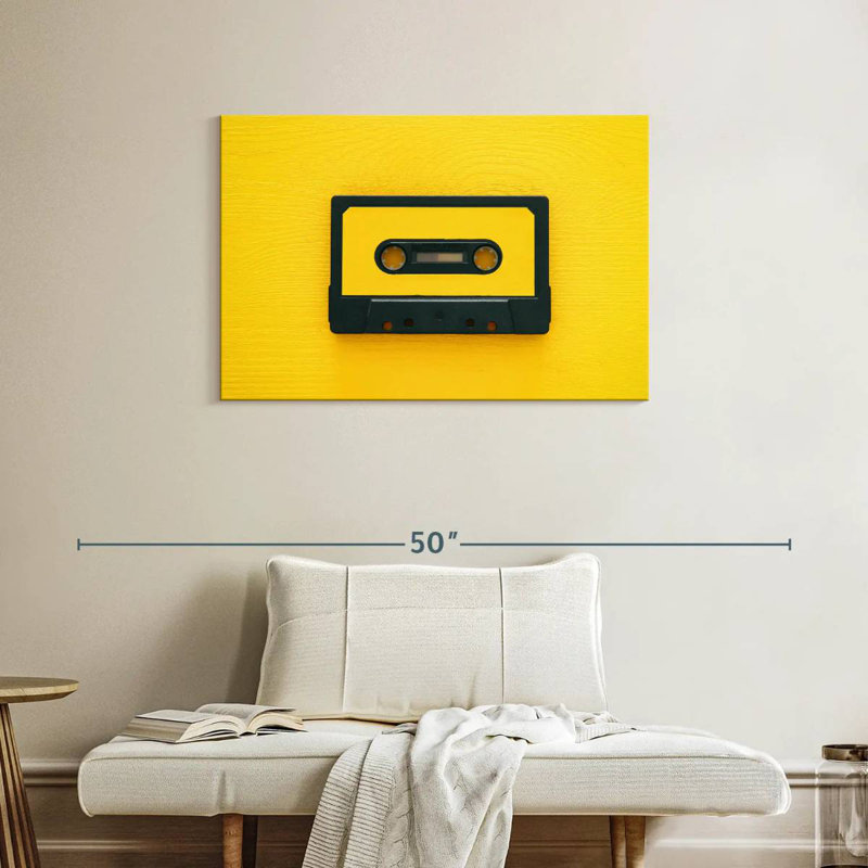 Cassette jaune Abarca, H 24 po x l 36 po