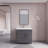 Maplesville Single Bathroom Vanity with Acrylic Top-51967237