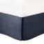Édredon bleu marine 7 pièces - et oreillers avec taies décoratives et jupe de lit-124544192-124544189