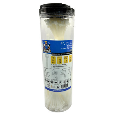 4", 8", 11" Assorted Tube 500/bag