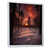 White Floater Framed