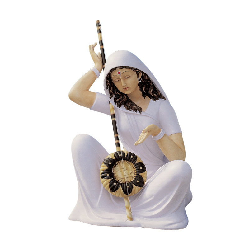 Statue serene mira bai