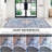 Runner Rugs 2x6 - Machine Washable, Low Pile, Non Slip Carpet, Boho Floral Area Rug for Living Room, Bedroom, Laundry Room, Kitchen, Gray-1510407156