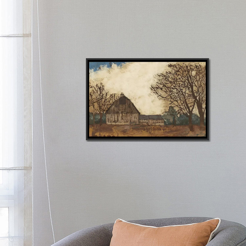 « erstwhile grange i », reproduction d’art sur toile, H 18 po x l 26 po x P 1,5 po, Toile tendue, Pas de tapis