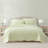Martha Stewart Vintage Scallop Solid Cotton Reversible Quilt Set-125385455-125385456